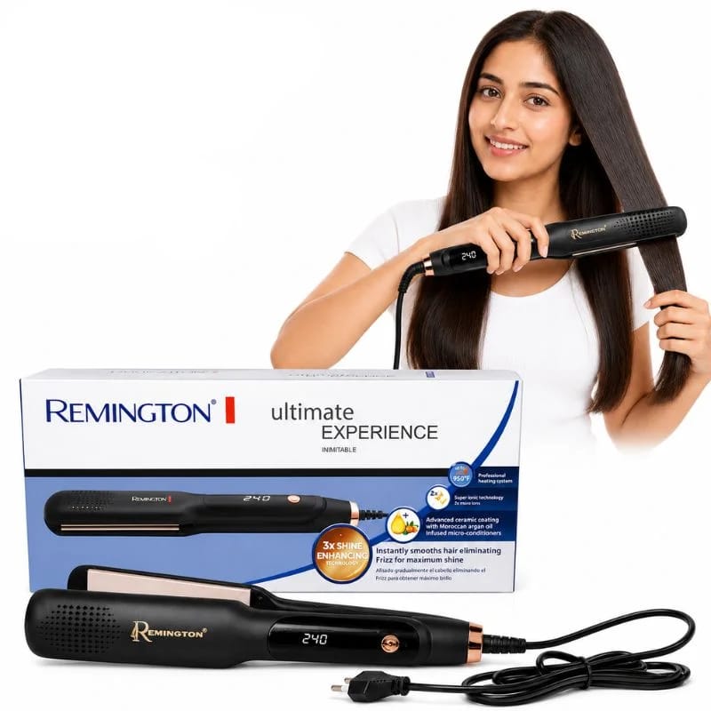 Remington Keratin Protect Intelligent Hair Straightener | Model FR-2110 | Advanced Ceramic Plates with Heat Protection Technology